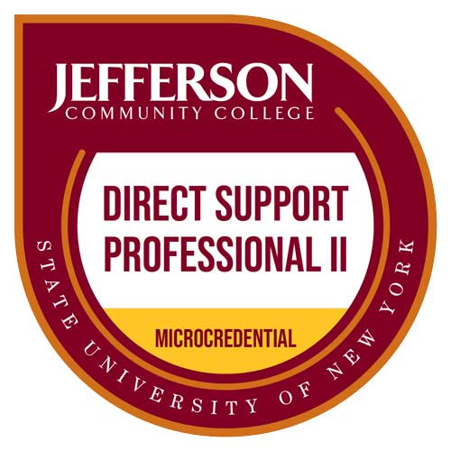 Direct Support II Microcredential Badge