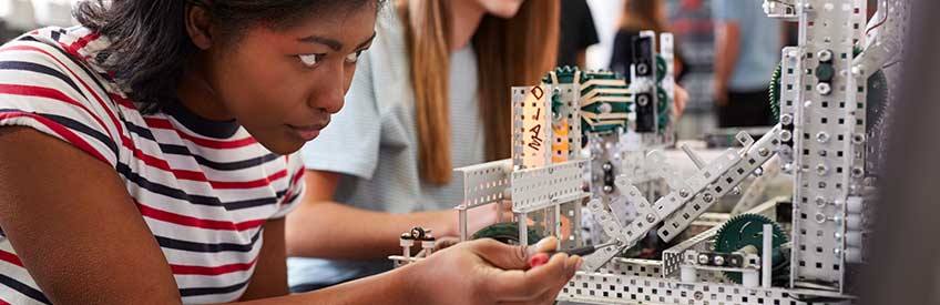 Engineering Student working on robotics