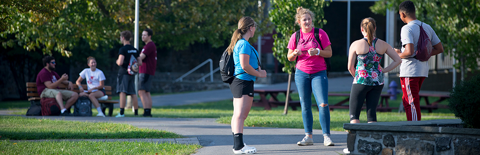 Students outside