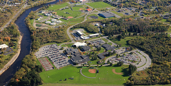 Aerial view of the North Country