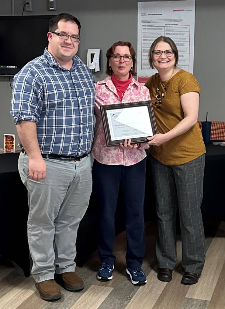 Image of Brandon Maxam, Lucinda Bourbor, and Christine Pristash