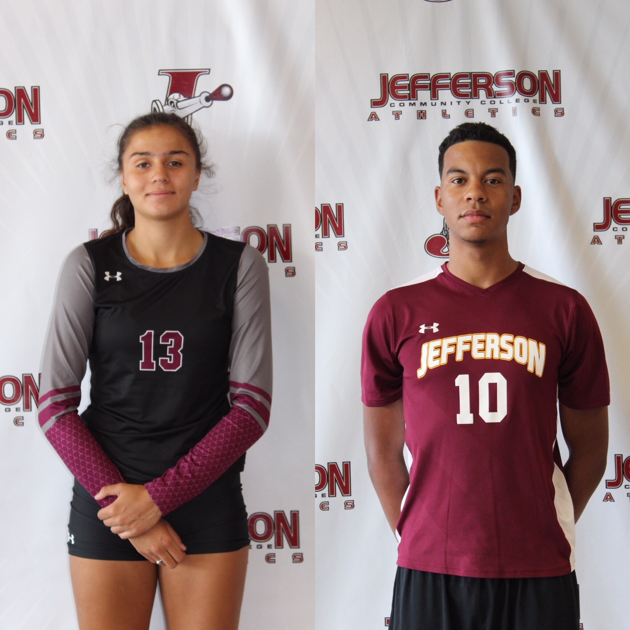 Vazques and Mueller Athletes of the Week 