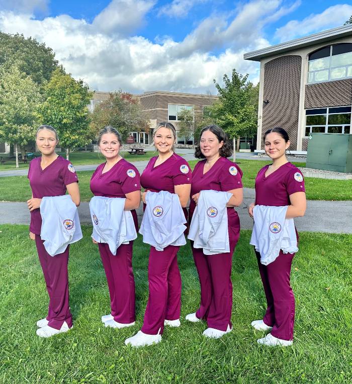 Image of nursing students in cohort V