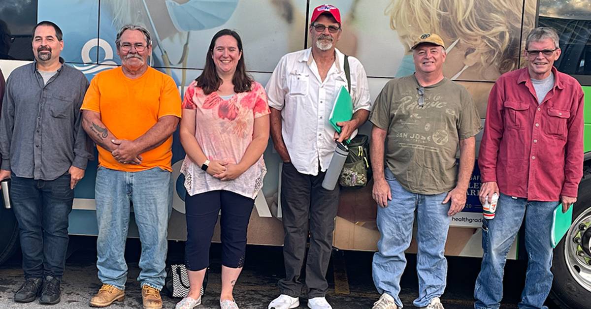 Image of students who completed second phase of CDL training