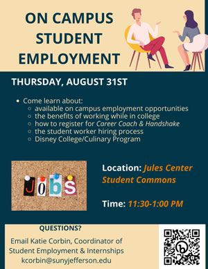 Student Employment Flyer